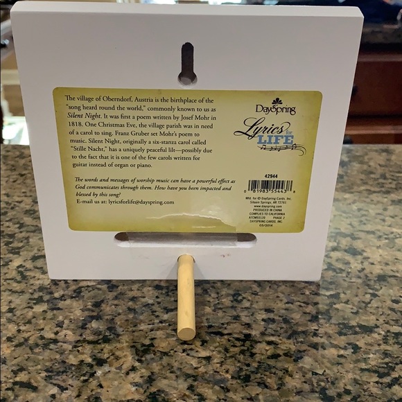 DaySpring hang or free standing plaque - Picture 3 of 3